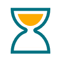An hourglass icon indicating loading
